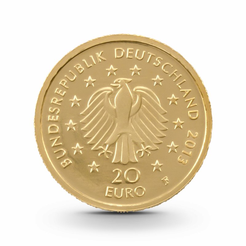 20 Euro Münze deals Gold Deutschland 2013 Kiefer Prägestätte F